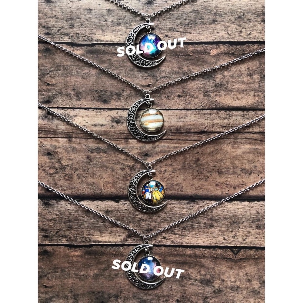 Crescent Moon Necklace *CHOOSE ONE*